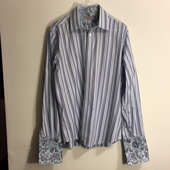 Ted Baker - Striped Button Down. Size 3 - Picture 2 of 5